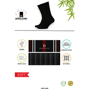 Bambu Erkek Soket Özel Kutulu Uzun Çorap Dikişsiz 6 Çift Altın Seri (Parfümlü,yıkamalı,organik)