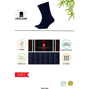 Bambu Erkek Soket Özel Kutulu Uzun Çorap Dikişsiz 6 Çift Altın Seri (Parfümlü,yıkamalı,organik)