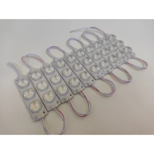 Camlı Parmak Led Lamba Beyaz 12 Volt Su Geçirmez 10,Lu 3M Bantlı Kesilebilir Br0409928