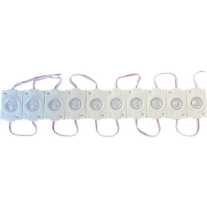 12V Mercekli Parmak Led Lamba 1 Set 10'Lu Beyaz