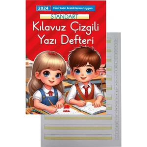 Yeni Müfradat Güzel Yazı Defteri Orta Boy 16.5X24  24 Yaprak 1 Adet Standart Kılavuz Çizgili Yazı Defteri Satır Aralıklarına Uygun