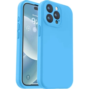 iPhone 15 Pro Kılıf Yüksek Kalite 3D Kamera Korumalı Içi Kadife Lansman Liquid Silikon Kapak