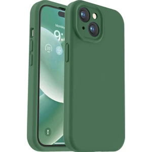 iPhone 15 Kılıf Yüksek Kalite 3D Kamera Korumalı Içi Kadife Lansman Liquid Silikon Kapak