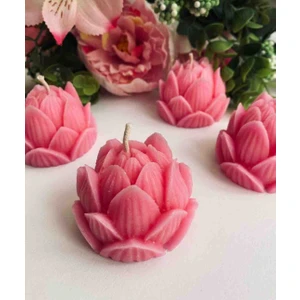 Meltt Candle 2'Li Pembe Lotus Çiçeği Mum