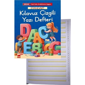 Yeni Müfradat Güzel Yazı Defteri A4 19X27 cm 24 Yaprak 1 Adet Standart Kılavuz Çizgili Yazı Defteri Satır Aralıklarına Uygun