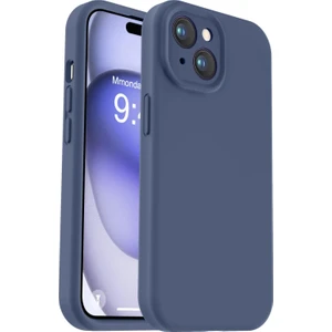 iPhone 15 Kılıf Yüksek Kalite 3D Kamera Korumalı Içi Kadife Lansman Liquid Silikon Kapak