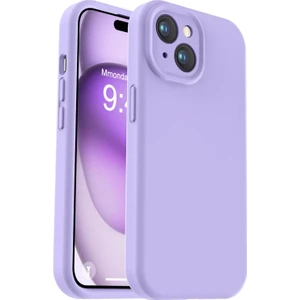 iPhone 15 Kılıf Yüksek Kalite 3D Kamera Korumalı Içi Kadife Lansman Liquid Silikon Kapak