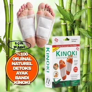 10 Adet | Detoks Ayak Bandı , Foot Patch Toksn Atıcı Detox Ayak Detoksu Bantı