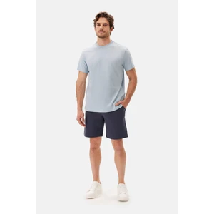 Lacivert Cepli Bağcıklı Şort