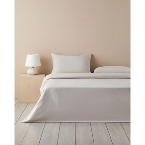 English Home Pied De Poule Ipliği Boyalı King Size Nevresim Takımı 240X220 cm Bej