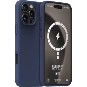 Buff iPhone 16 Pro Max Magsafe Rubber Fit Silikon Kılıf Storm Blue
