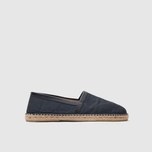 Erkek Espadril Ayakkabı 052050, Siyah Monogram, 41