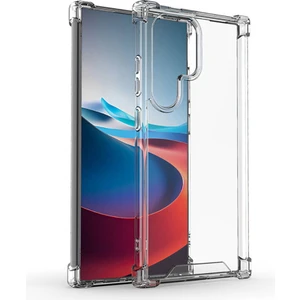 Samsung Galaxy S24 Ultra Kılıf Nitro Anti Shock Darbe Emici Köşe Korumalı Şeffaf Silikon Kapak