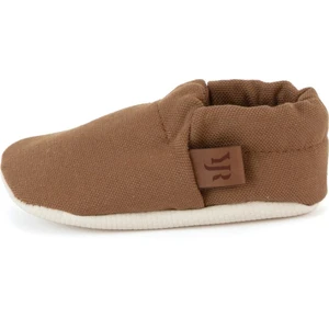 Caluu Baby Kahverengi Oeko-Tex Pamuklu Bebek Patik