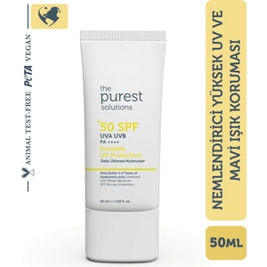 The Purest Solutions, Yüksek Koruma ve Nemlendirici Etkili Güneş Koruyucu Krem SPF 50, 50 ml