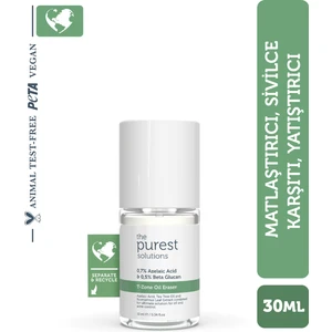 The Purest Solutions Yağlı Ciltler için Anında Matlaştırıcı ve  Yüz Bakım Maskesi T-Zone 10 Ml