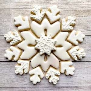 Kar Tanesi Seti Kurabiye Kalıbı 3parça
