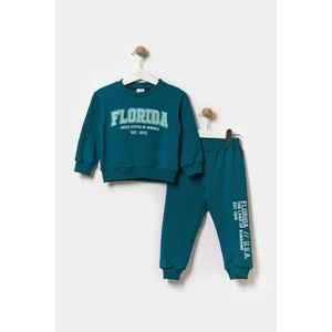 Erkek Çocuk 2 Iplik Şardonlu Pamuklu Florida Eşofman Takımı