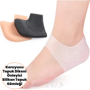 Topuk Gömleği Diken Çorabı Koruyucu Gömlek Tabanlık Silikon Esnek Çorap Gömleği Koruyucu
