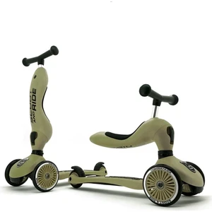 Scoot And Ride Highwaykick 1 Oturaklı Çocuk Scooter Olive 160629-00001