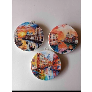 Zeymin Art Mutfak Temalı 3 Lü Duvar Süsü
