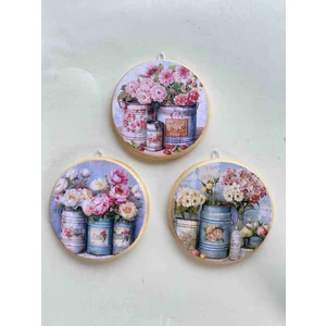 Zeymin Art Bahar Temalı 3 Lü Duvar Süsü