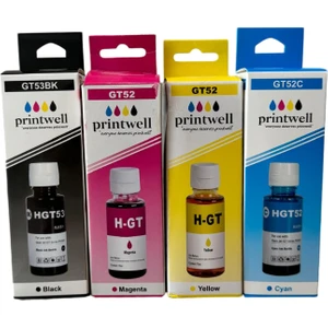Hp Gt-53 / Gt- 52 Muadil Mürekkep Seti
