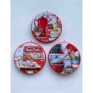 Zeymin Art Mutfak Temalı 3 Lü Duvar Süsü