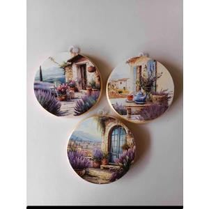 Zeymin Art Mutfak Temalı 3 Lü Duvar Süsü