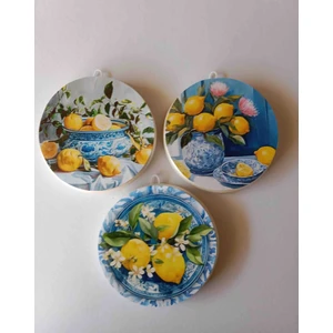 Zeymin Art Mutfak Temalı 3 Lü Duvar Süsü