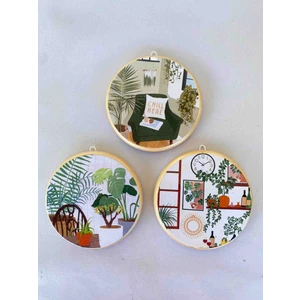 Zeymin Art Iskandinav Ev Temalı 3 Lü Duvar Süsü