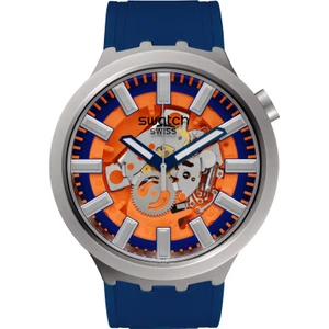 SB07S114 Swatch Orange In The Works Erkek Kol Saati