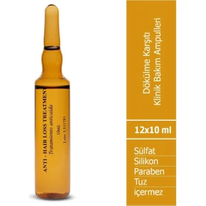 ORIGINAL BOTANIC  ORIGINAL BOTANIC Dökülme Karşıtı Vegan Klinik Bakım Ampulleri Kadın 12x10ml
