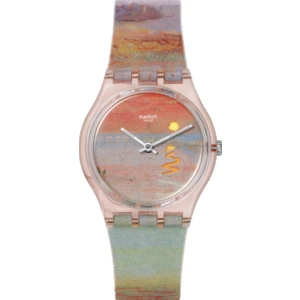 SO28Z700 Swatch Turner's Scarlet Sunset Unisex Kol Saati