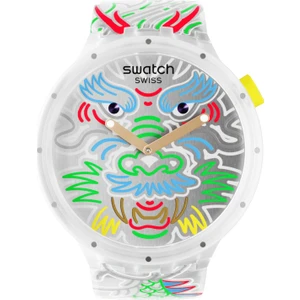 SB05Z102 Swatch Dragon In Cloud Erkek Kol Saati