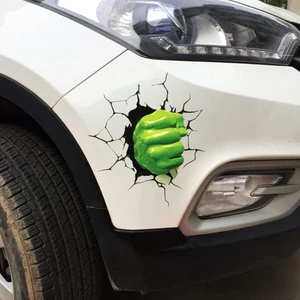3D Sticker Hulk Oto Sticker, Motorsiklet, Kask, Laptop Sticker  Oto Aksesuar