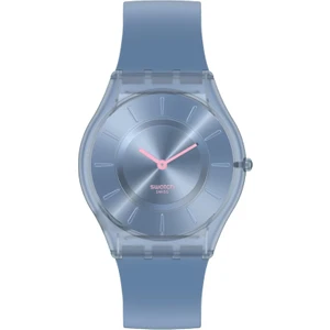 SS08N100-S14 Swatch Denim Blue Bayan Kol Saati