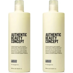 Authentic Beauty Concept 2 Adet Replenish Şampuan 1000 ml - Pompa Hediyeli