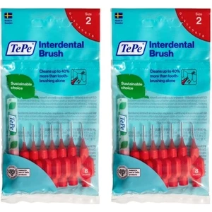 TePe Arayüz Fırçası Kırmızı Orta Sertlik 8'li Paket 0.5 Mm Diş Arası Temizliği İçin