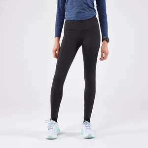 Kiprun Kadın Koşu Taytı - Siyah/Füme Rengi - Kiprun Run 500 Warm