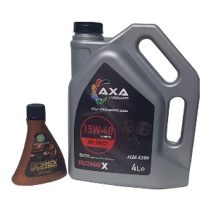 Axa Lubricants 15W40 4lt Motor Yağı (ÜRETİMYILI:2024)+Borex Motor Yağı Katkısı