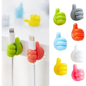 El Şeklinde Kauçuk Çok Amaçlı Kablo Tutacak 10 Adet