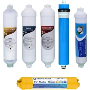 Kapalı Kasa Su Arıtma Cihazı 6 Li Eco Inline Filtre Seti