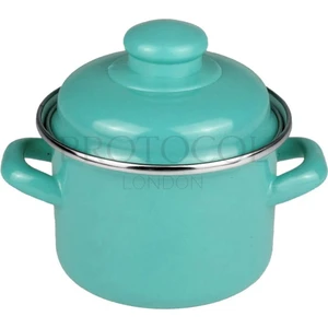 Emaye Mini Bebek Mama Yemek Yumurta Haşlama Derin Tencere 12CM (900 Ml)