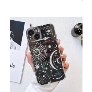 3gen Case Apple Iphone Modelleri Uyumlu Desenli Şeffaf Silikon Kılıf AST17