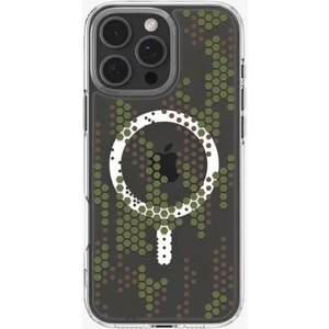 iPhone 16 Pro Max Kılıf Ultra Hybrid MagFit MagSafe özellikli Digital Camo - ACS08007