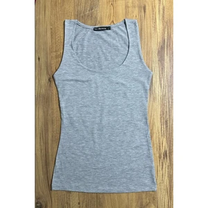 Kadın Basic Geniş Askılı Uzun Penye Body 1068