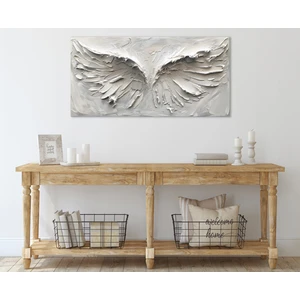 Allure Art Design 3 Boyutlu Görünümlü Soyut Kanat Tablo Soyut Kanat Kanvas Tablo