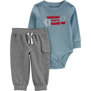 Erkek Bebek Body Pantolon Set 2'li Paket