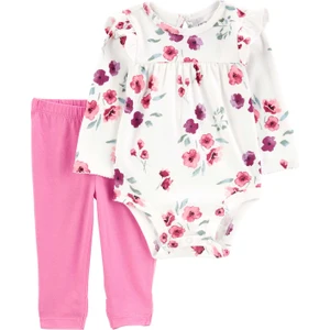 Kız Bebek Body Pantolon Set 2'li Paket